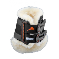 eQuick eShock Strijklappen Met Bont Zwart